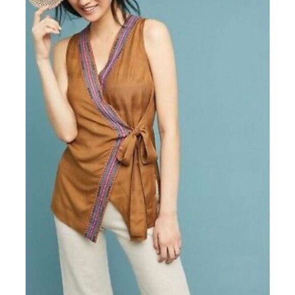 Anthropologie Tops - Anthropologie Liviana Wrap Tunic